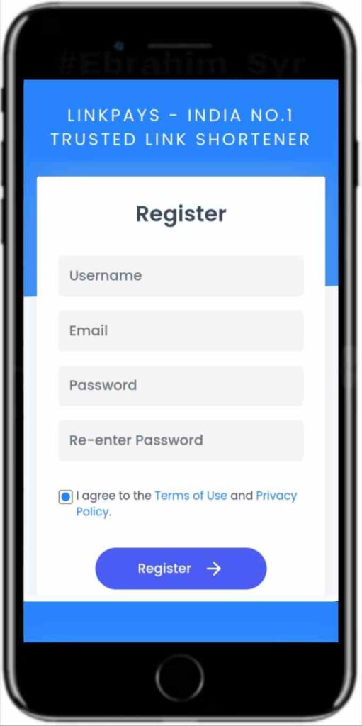 Linkpays account signup process guide